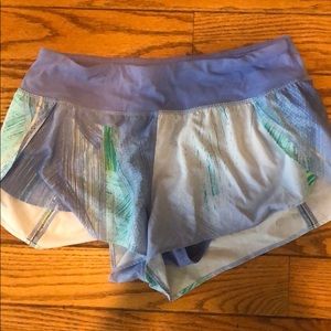 Multicolored lululemon shorts
